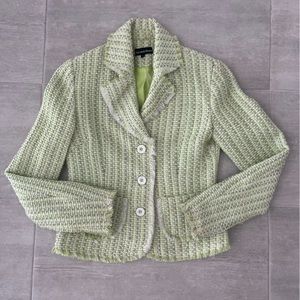 Tweed Lime Green Blazer!